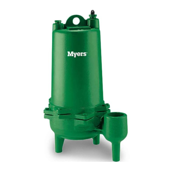 Pentair Pool Products Myers MWH50 Series Manuals