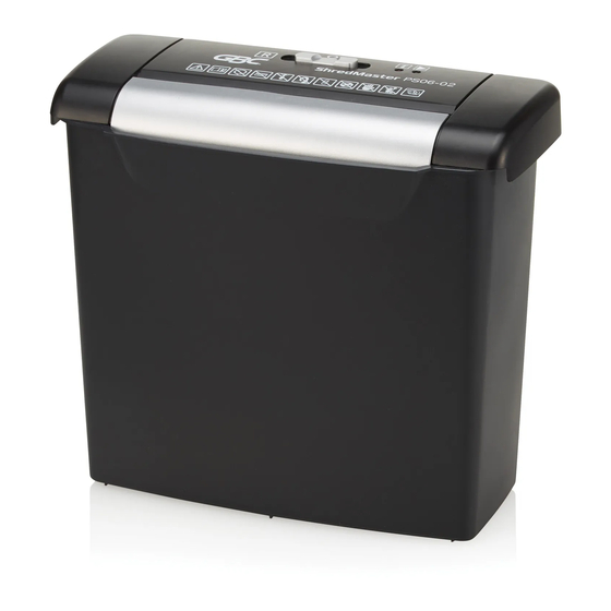 ACCO Brands GBC Shredmaster PS06-02 Manual