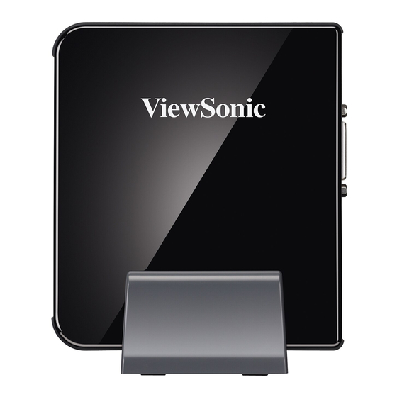Viewsonic VOT120 - PC Mini - 1 GB RAM Manuals