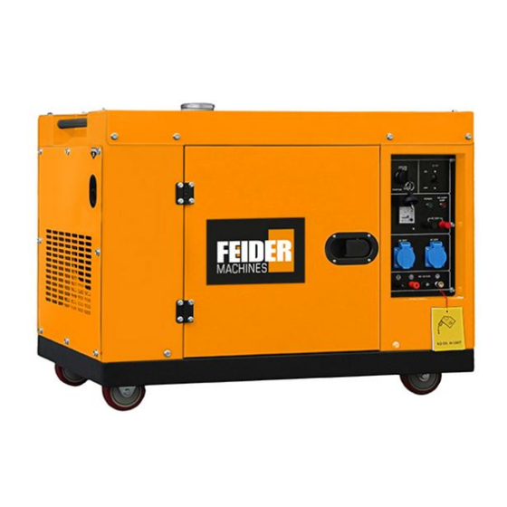 Feider Machines FGED6500 Instruction Manual