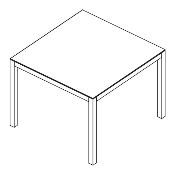bene living Tarifa Assembly Instructions
