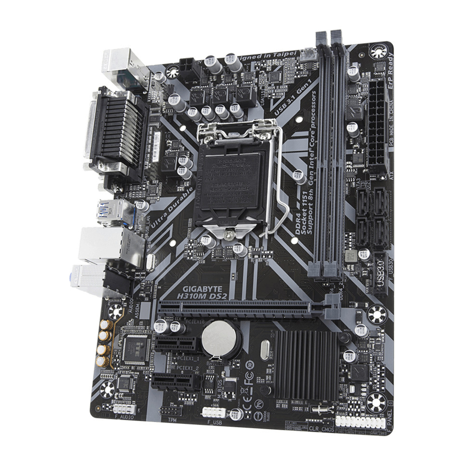 Gigabyte H310M DS2 Manual