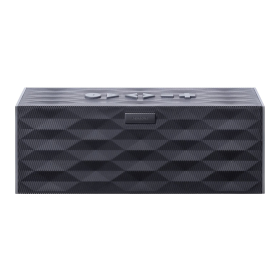 Jawbone BIG JAMBOX Quick Start Manual