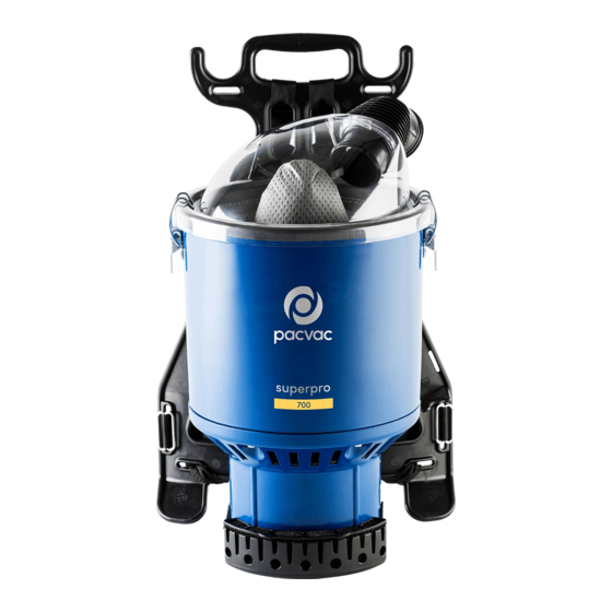Pacvac Superpro 700 Series Product & Training Manual