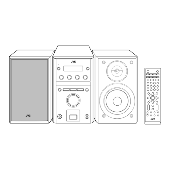 User Manuals: JVC UX-G500V Micro Component System