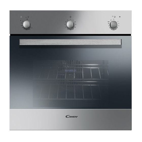 Candy FLG202X Use And Maintenance Instructions