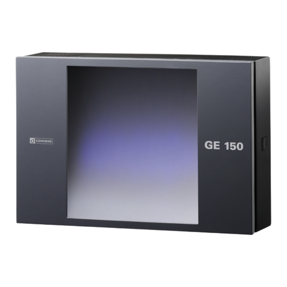 Commend GE 150 Manual