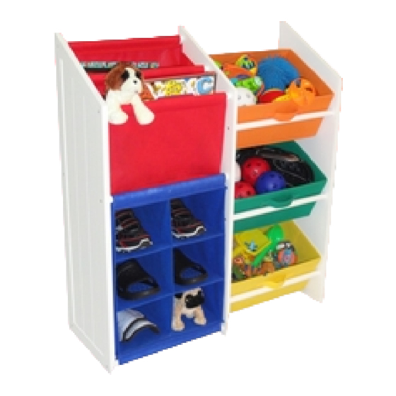 RiverRidge Kids Super Storage Cabinet Primary 02-040 Assembly Instructions Manual