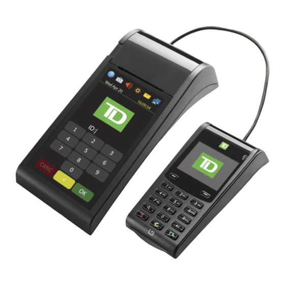 TD  Generation Portal 2 with PINpad Quick Start Manual