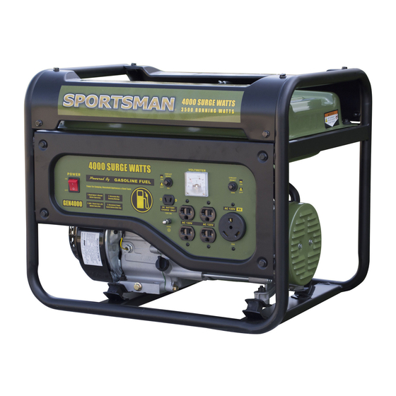 Sportsman GEN4000 Instruction Manual