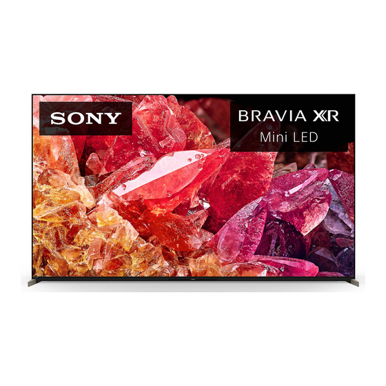Sony BRAVIA XR-65X95K Reference Manual