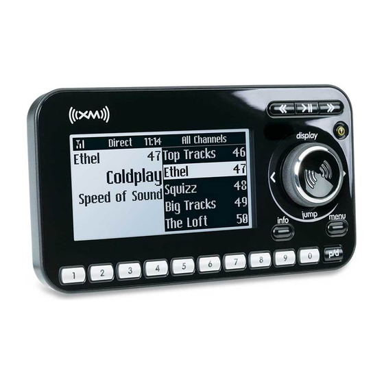 XM Satellite Radio XpressR XMCK-20P User Manual