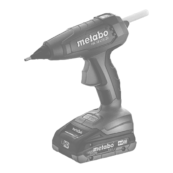 Metabo HK 18 LTX 20 Original Instructions Manual