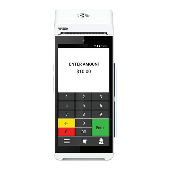 Valor VP550 Quick Reference Manual