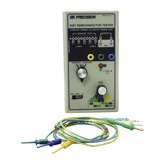 BK Precision 510B Manuals