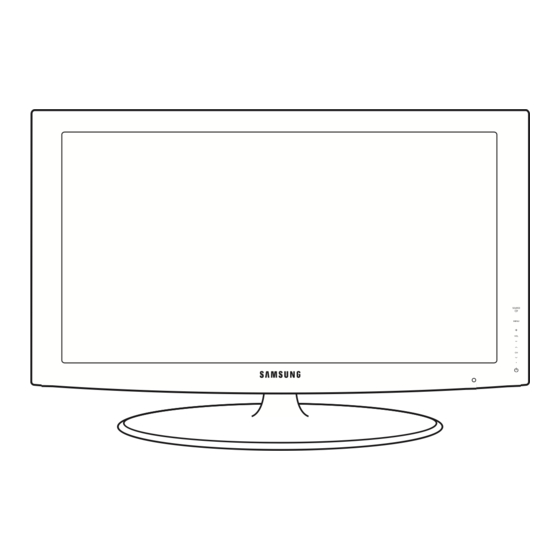 Samsung LN40A650 - 40" LCD TV User Manual
