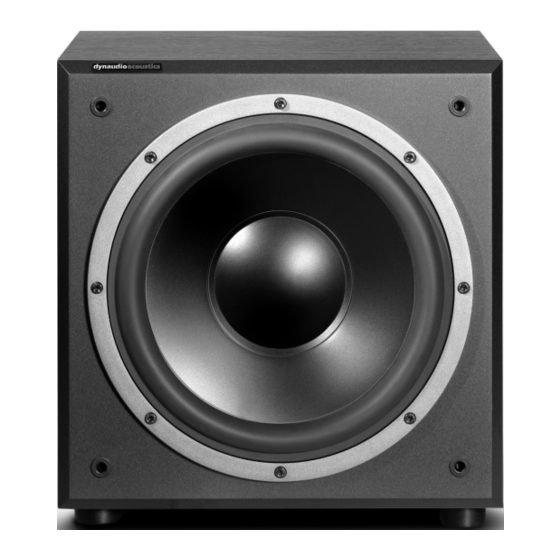 Dynaudio BM14S Operating Manual