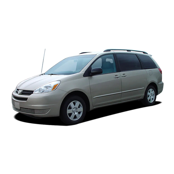 Toyota 2005 Sienna Owner's Manual