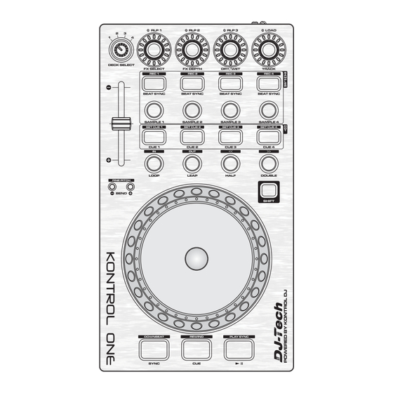 DJ-Tech Kontrol One User Manual