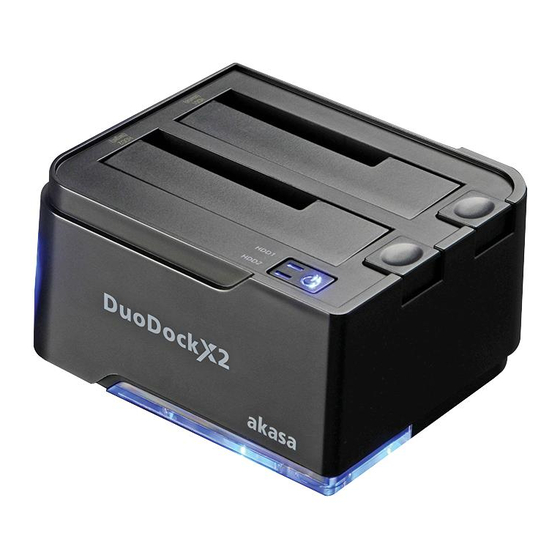 Akasa DuoDockX2 User Manual