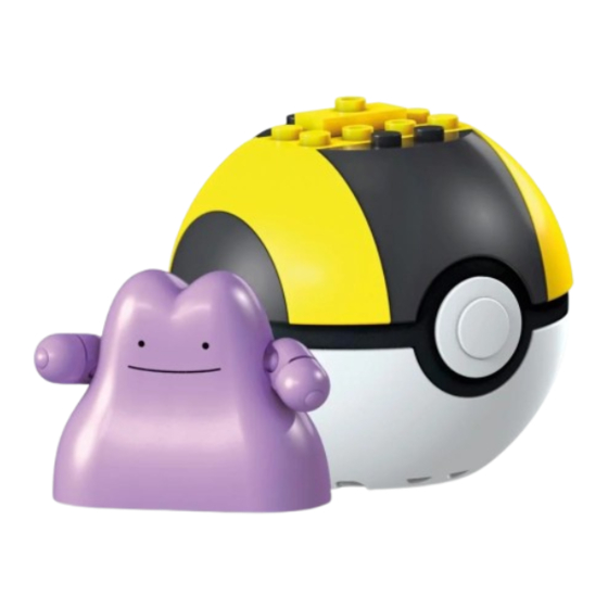 Mega Construx Wonder Builders Pokemon Ditto Manual