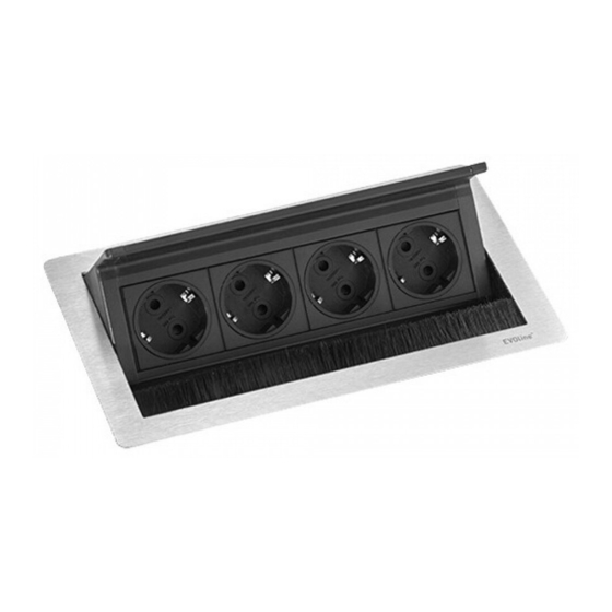 Schulte Elektrotechnik ePlace EVOline FlipTop Push Manual