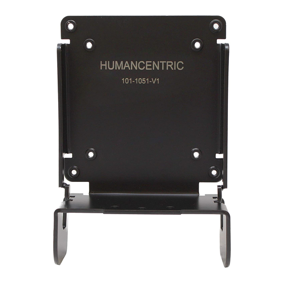 HumanCentric Model 101-1051 Manual