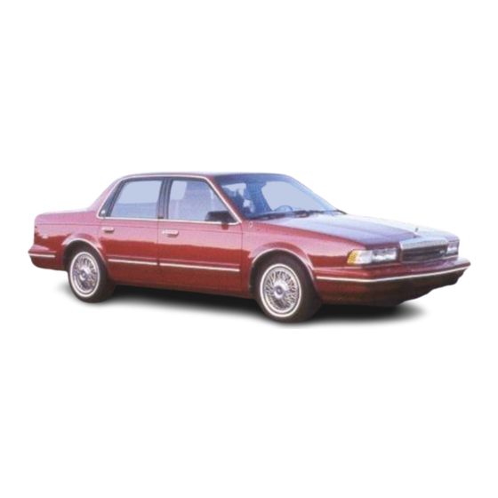 Buick 1993 Century Owner's Manual