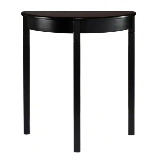 Linon DEMI LUNE 64026BLKCHY01KDU Manual