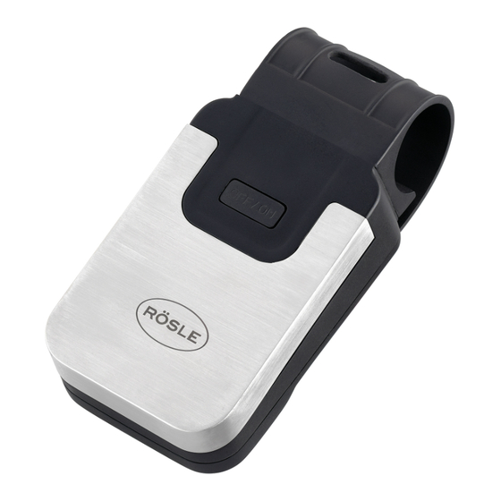 User Manuals: RÖSLE 25448 BBQ Handle Light