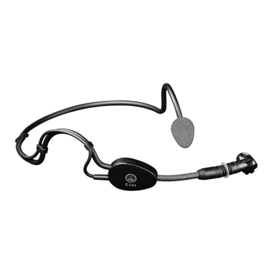 Harman AKG C544 User Instructions