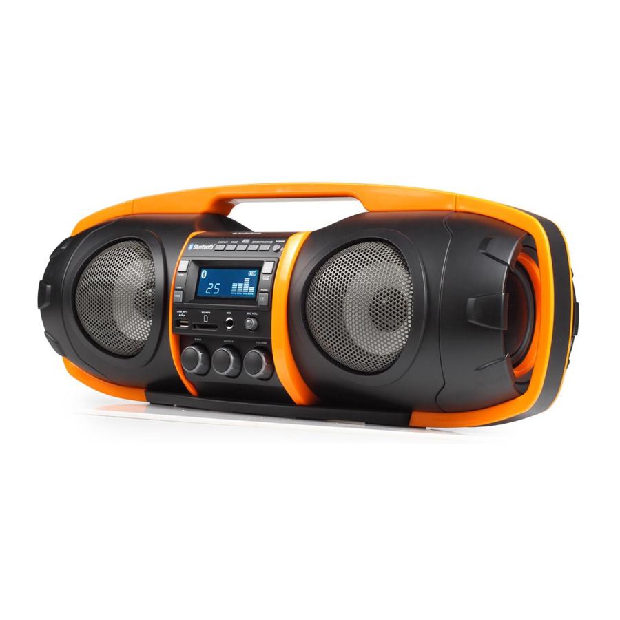 AudioSonic Super Beatblaster RD-1549 - Bluetooth Speaker Manual