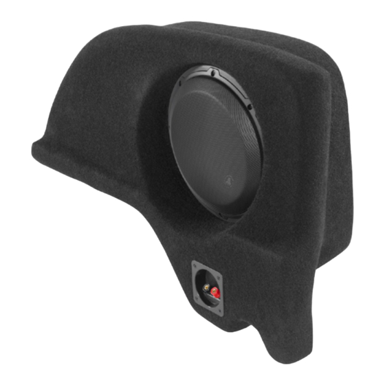 JL Audio Stealthbox SB-J-GCHWK2/10W3v3 Installation Manual