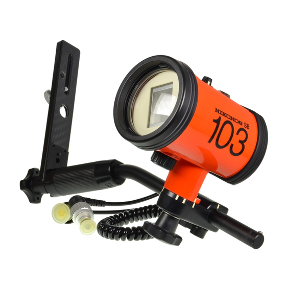 Nikon NIKONOS Speedlight SB-103 Instruction Manual