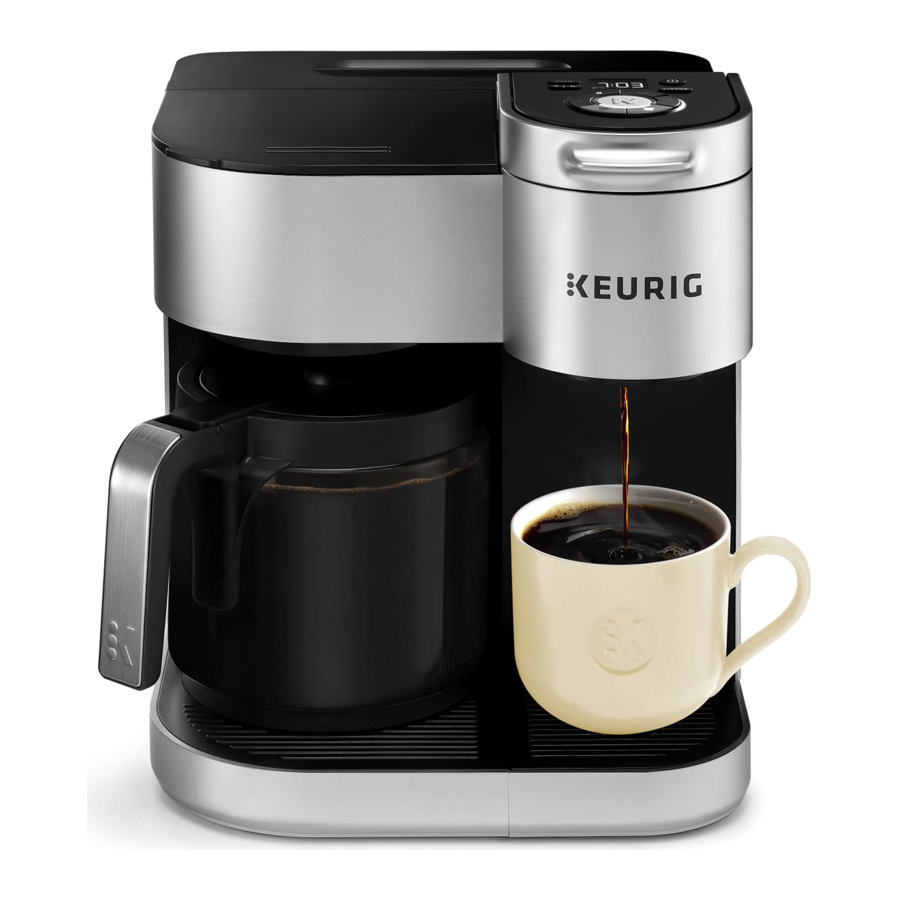 Keurig K-Duo - Single Serve & Carafe Coffee Maker Manual