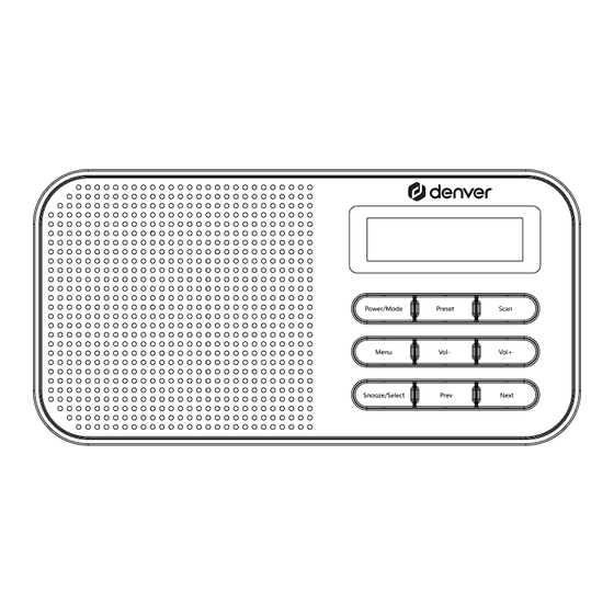 Denver DAB-42W Instruction Manual