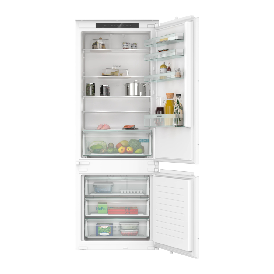 Siemens iQ100 KB96NN Series, iQ100 KB96NNSE0 - Fridge-Freezer Manual
