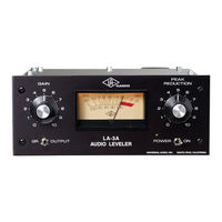 Universal Audio LA-3A Manual