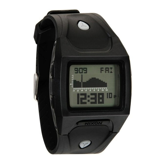 NIXON THE DUAL TIDE Operation Manual