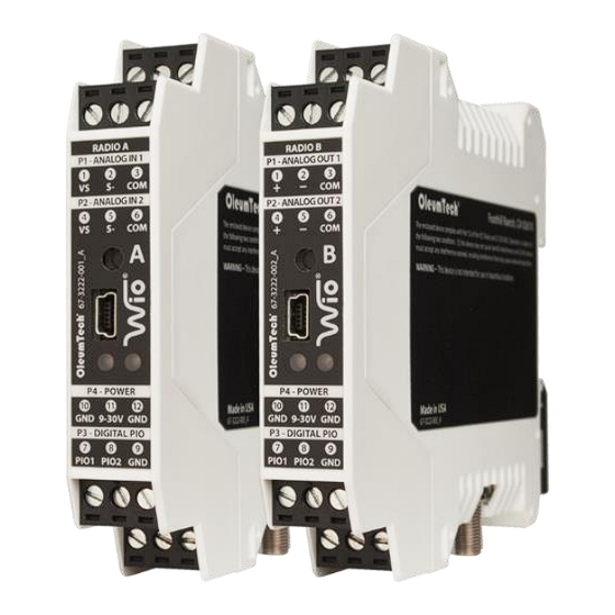 OleumTech Wio BR-0900-RM4 User Manual