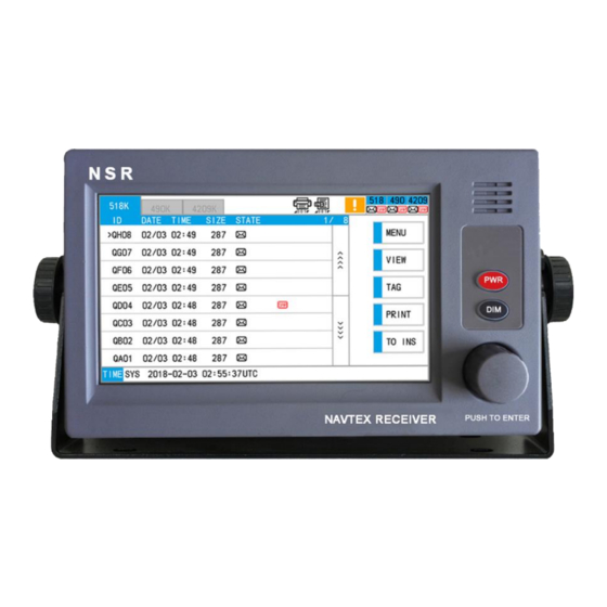 NSR Marine NVX-3000 User Manual
