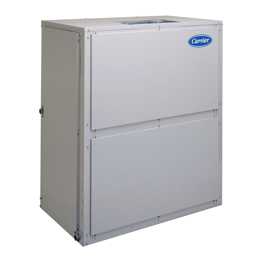 Carrier REFRIGERANT R-410A Installation And Service Instructions Manual
