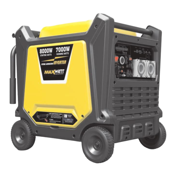 maxwatt MX8000iS Manuals