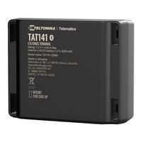 Teltonika TAT141 Quick Manual