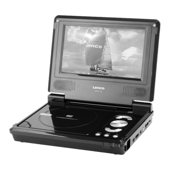 LENCO DVP-75 User Manual