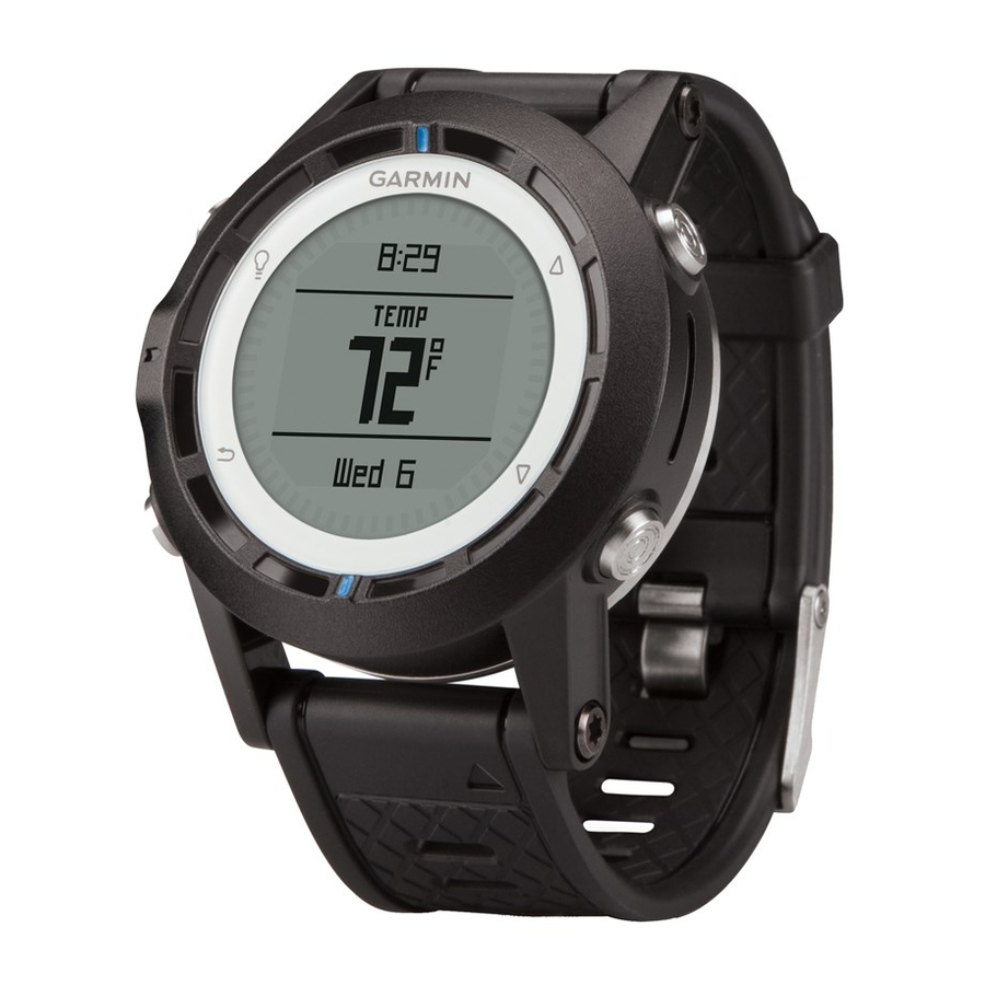 Garmin quatix Owner's Manual
