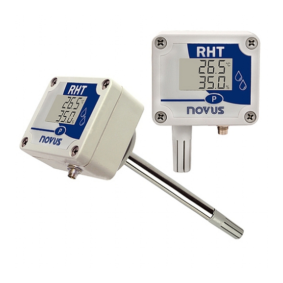 Novus RHT-WM-485-LCD Instruction Manual