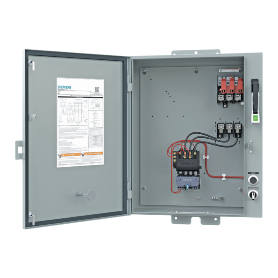 Siemens Class 87 Additional Installation, Operation And Maintenance Instructions