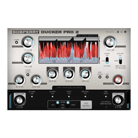 BOBPERRY AUDIO Ducker Pro 2 Manuals