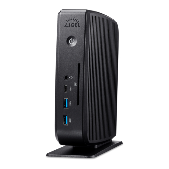 Igel UD7 Quick Start Manual